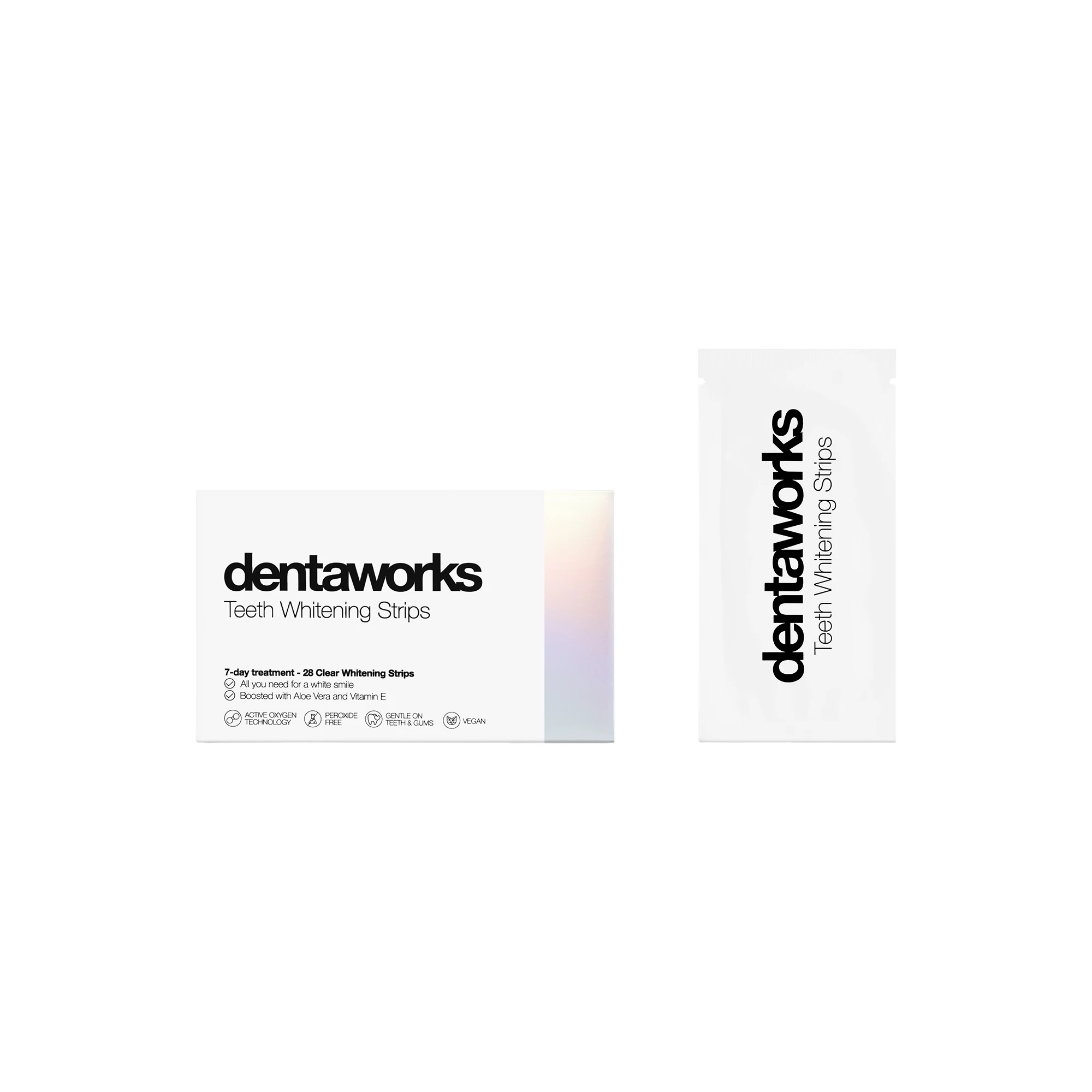 Dentaworks hampaiden valkaisuliuskat